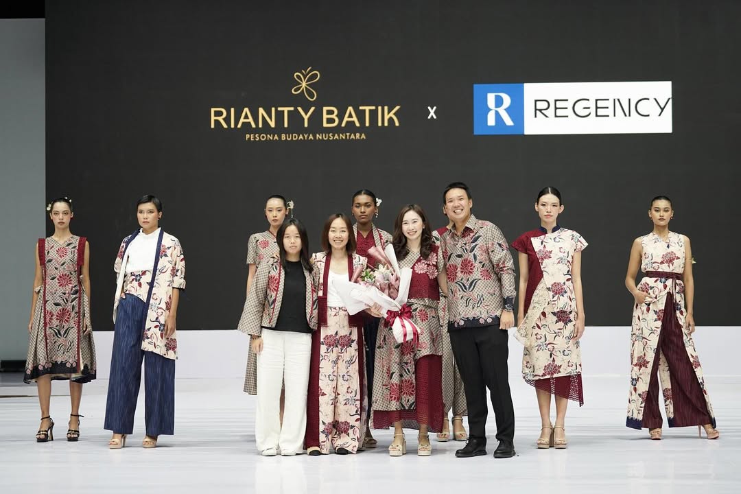 kolaborasi rianty batik dan regency