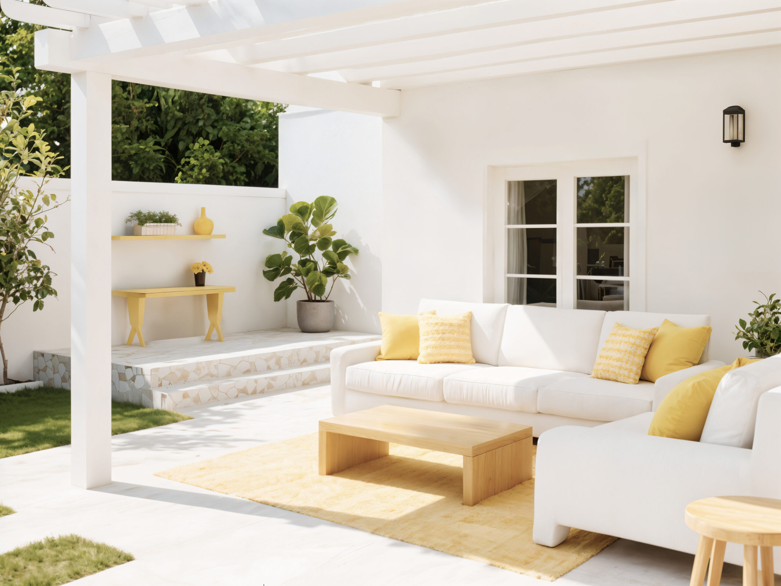 outdoor seating with Regency premium upholstery fabric